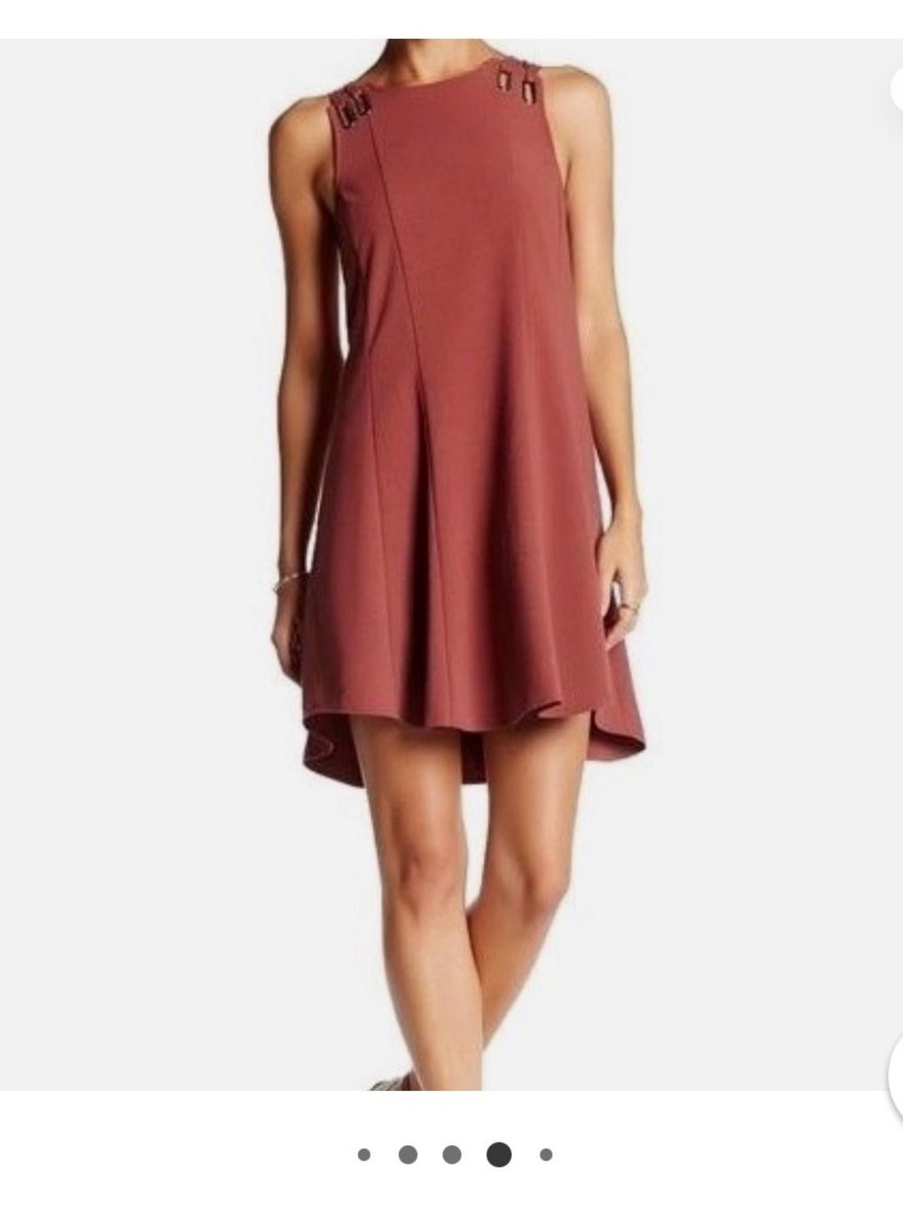 Free People Baby Love Trapeze Mini Dres